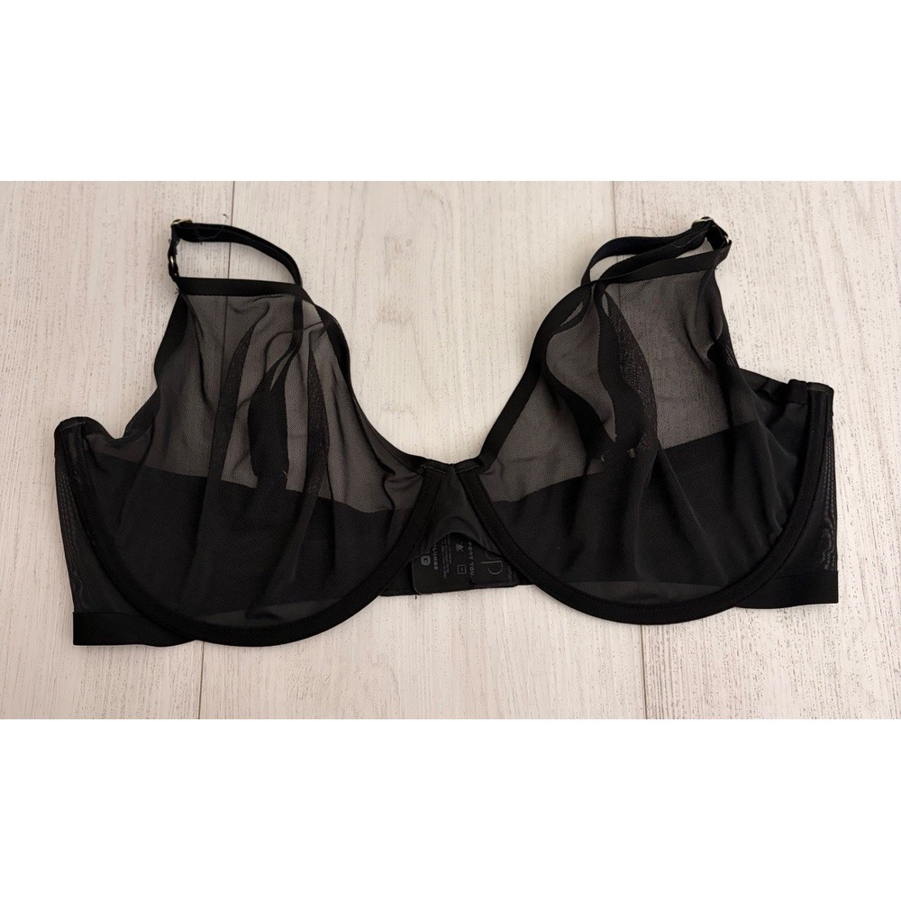 CUUP The Plunge Unlined Bra Size 38G - Black